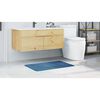 vidaXL Anti-slip Bath Mat Blue 23.6" x 35.4" PP
