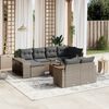 vidaXL Garden Sofa Set Grey