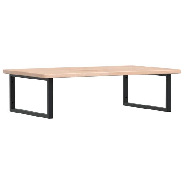 vidaXL Basin Shelf Wall Mounted Steel and Solid Wood Oak