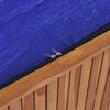 vidaXL Storage Box Oiled solid acacia wood 68.9 in x 19.7 in x 22.8 in