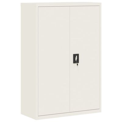 vidaXL File Cabinet White 35.4"x15.7"x55.1" Steel