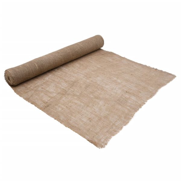 vidaXL Jute Roll Natural 100% Natural Jute 1 x 32.8 ft Simple