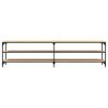 vidaXL TV Cabinet Sonoma Oak Engineered Wood, Metal XXL TV Cabinet