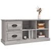 vidaXL TV Cabinet Grey sonoma Engineered wood Medium TV Cabinet