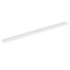 vidaXL Wall Shelf Set of 2 High gloss white MDF