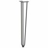vidaXL Hairpin Table Leg Anthracite Solid Powder-Coated Steel