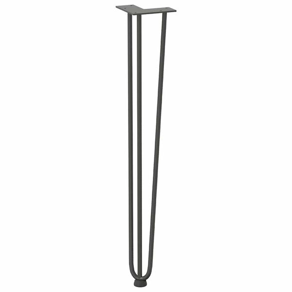 vidaXL Hairpin Table Leg Anthracite Solid Powder-Coated Steel