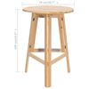 vidaXL Bar Table Natural wood Fir Wood