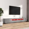 vidaXL TV Cabinet Set Grey Sonoma Engineered Wood TV Cabinet Set