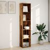 vidaXL Bookcase Old wood Engineered wood Medium Bookcase Rectangular