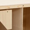 vidaXL Chicken Laying Nest Brown and natural wood Solid pine wood, MDF