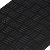vidaXL Stair Tread Black Rubber 9.8 x 29.5 in Stair Tread Rectangular