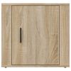 vidaXL Bedside Cabinet Sonoma Oak Engineered wood Bedside Cabinet