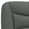 vidaXL Headboard Cushion Dark gray 100% polyester, PP fiber