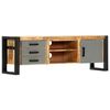 vidaXL TV Cabinet Natural wood and grey