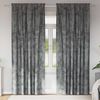 vidaXL Velvet Curtains 2 pcs Grey 96.46 x 55.12 in Velvet