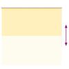 vidaXL Roller Blind Yellow 100% Polyester 59 in x 59 in