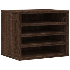 vidaXL Desk Organiser Brown Oak 14.2x10.2x11.6" Engineered wood