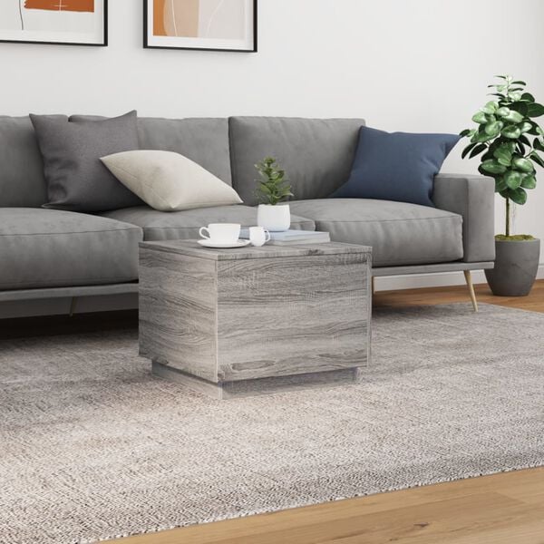 vidaXL Coffee Table Gray sonoma Engineered wood Medium Coffee Table