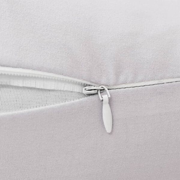 vidaXL Maternity Pillow Grey Cotton Medium Removable Covers