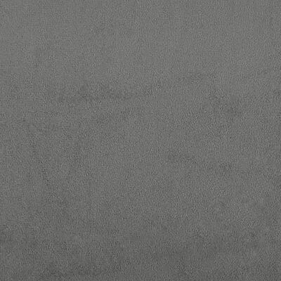 vidaXL Footstool Dark Gray 23.6"x19.7"x16.1" Microfiber Fabric