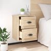 vidaXL Wall-mounted Bedside Cabinet Set of 2 Sonoma Oak Engineered wood