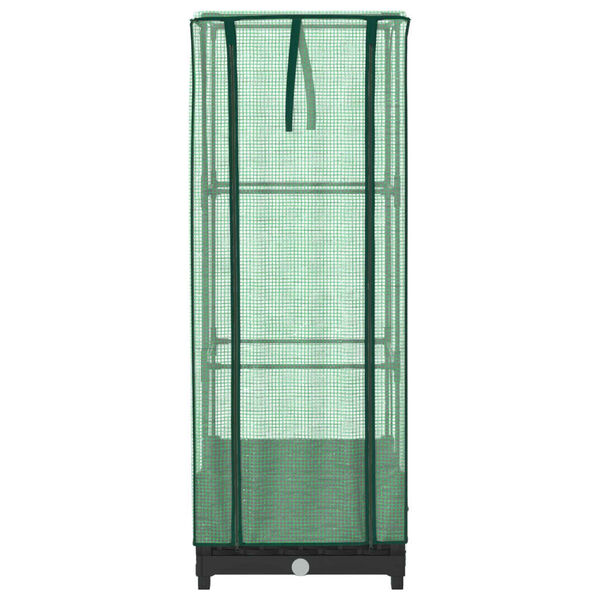 vidaXL Raised Bed Black Polypropylene Small Water-resistant materials