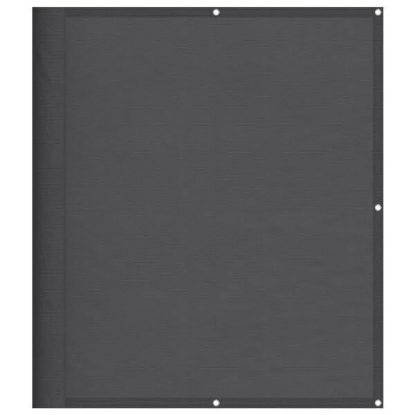 vidaXL Balcony Screen Anthracite 47.2x275.6" 100% Polyester Oxford