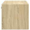 vidaXL Wall Cabinet Sonoma Oak Engineered Wood Medium Wall Cabinet
