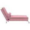 vidaXL Massage Chaise Lounge Pink