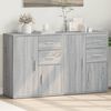 vidaXL Sideboards 2 pcs Gray Sonoma 23.6"x12.2"x27.6" Engineered Wood