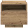 vidaXL Bedside Cabinet 2 pcs Artisan Oak 15.75 x 15.35 x 14.57 in