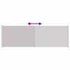 vidaXL Side Awning Grey Polyester with PU coating 78.7 in x 236.2 in