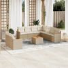 vidaXL Garden Sofa Set Beige