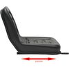 vidaXL Universal Tractor Seat Black Steel frame, PVC upholstery Universal