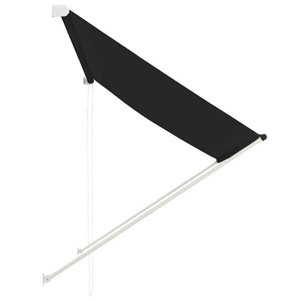 vidaXL Awning Anthracite Steel frame 78.7x59.1 in Retractable Awning