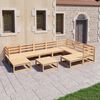 vidaXL Garden Lounge Set Pine Solid pinewood Medium Modular
