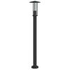 vidaXL Outdoor Floor Lamp Black Stainless Steel 39.4 in