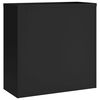 vidaXL File Cabinet Black Powder-Coated Steel Industrial File Cabinet