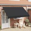 vidaXL Retractable Awning Anthracite