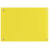 vidaXL Kitchen Backsplash Yellow 27.56 x 19.69 x 0.24 in