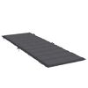 vidaXL Sun Lounger Cushion Melange Anthracite 100% polyester