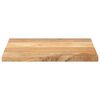 vidaXL Table Top 23.6"x19.7"x1.5" Rectangular Solid Wood Mango