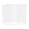 vidaXL Hanging Mosquito Net 156 Mesh White 86.6x70.9x70.9"