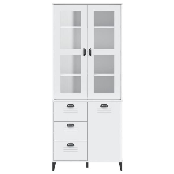 vidaXL Highboard White