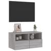 vidaXL TV Wall Cabinet Grey Sonoma Engineered wood Small TV Wall Cabinet