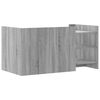 vidaXL Coffee Table Grey Sonoma Engineered Wood 39.4 in Coffee Table