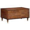 vidaXL Coffee Table Honey Brown 31.50 x 19.69 x 15.75 in