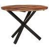 vidaXL Dining Table Honey Solid Acacia wood Medium Durable