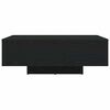 vidaXL Coffee Table Black Oak 33.46 x 21.65 x 12.20 in Engineered Wood